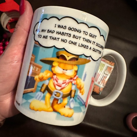 Garfield quitter mug - Picture 6 of 8